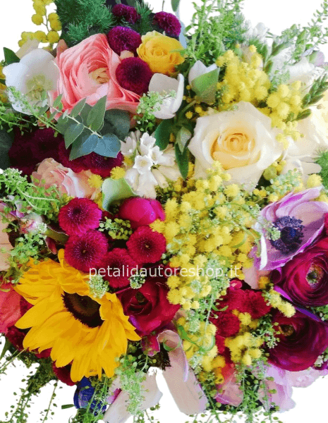 Maxi bouquet con mimosa